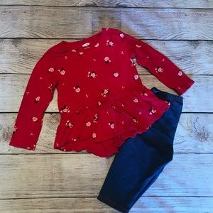 #62 Old Navy 2T top/pant set
